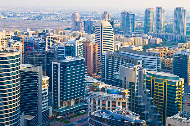 istock Big city background, view from upland 487903599