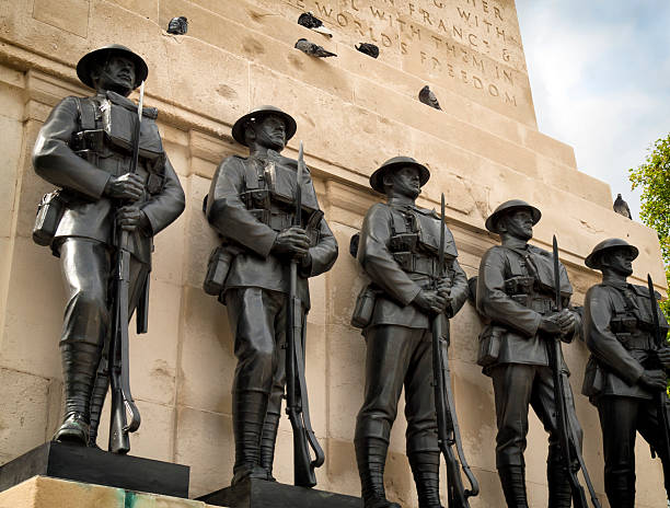 dane dotyczące strażników memorial, londyn, konia strażników - world war i horizontal editorial british military zdjęcia i obrazy z banku zdjęć