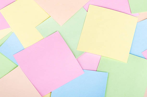 istock background of colored stickers 487916710