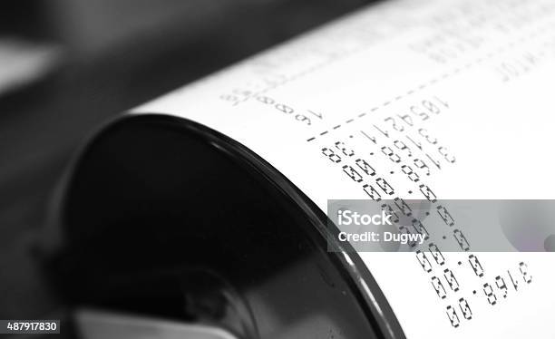 Cashiers Check Stock Photo - Download Image Now - Cash Register, Checkout, Financial Bill