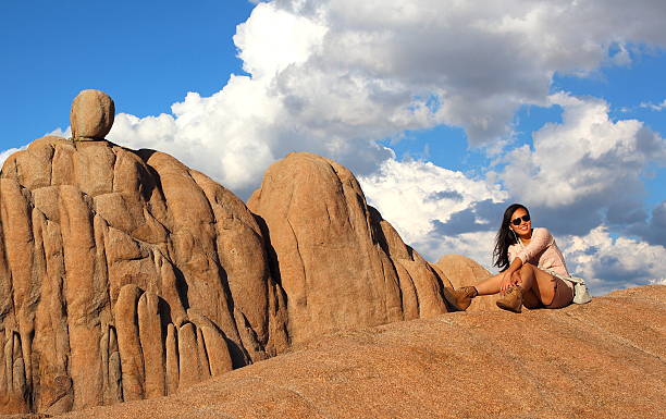istock Women in nature in deep thought 487918314