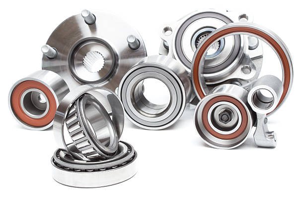 Group bearings and rollers (automobile components) Group bearings and rollers (automobile components) for the engine and chassis suspension iron county wisconsin stock pictures, royalty-free photos & images