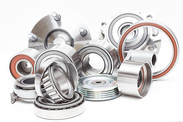 Group bearings and rollers (automobile components) Group bearings and rollers (automobile components) for the engine and chassis suspension iron county wisconsin stock pictures, royalty-free photos & images