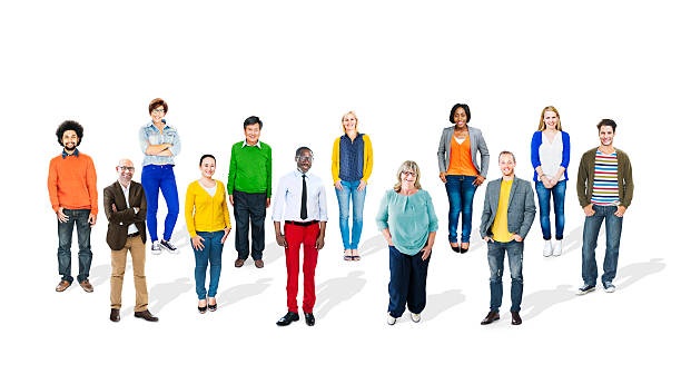 istock Group of Multiethnic Diverse Cheerful People 487921847