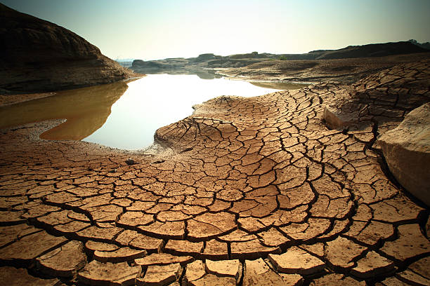 suchej lądzie - dirt eroded nature abstract nature zdjęcia i obrazy z banku zdjęć