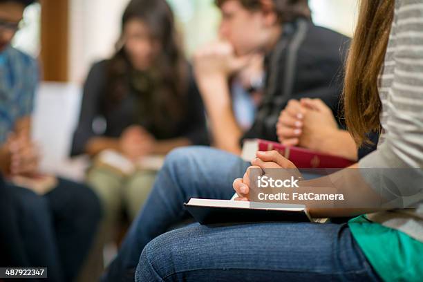 Bible Study Stock Photo - Download Image Now - Church, Teenager, Adolescence