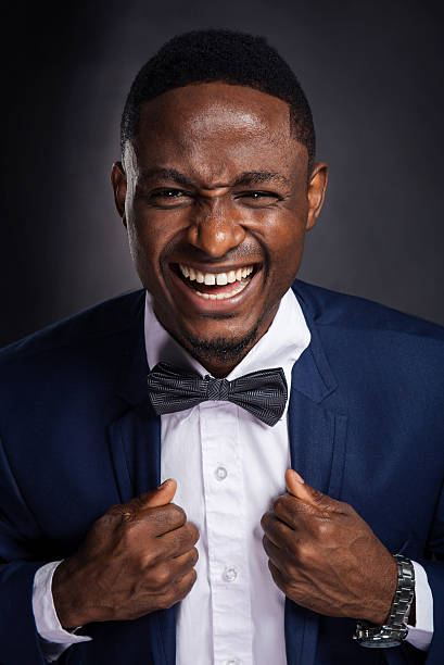 istock Handsome african american man with positive expression 487922518