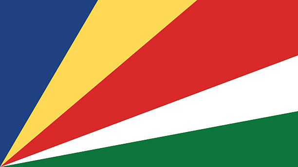 ilustrações de stock, clip art, desenhos animados e ícones de seicheles bandeira de dia da independência e infográfico vector doente - flag of seychelles