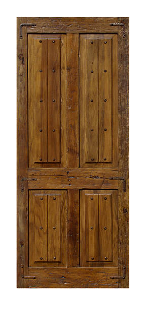 istock Vintage ornate Spanish style entry door 487936594