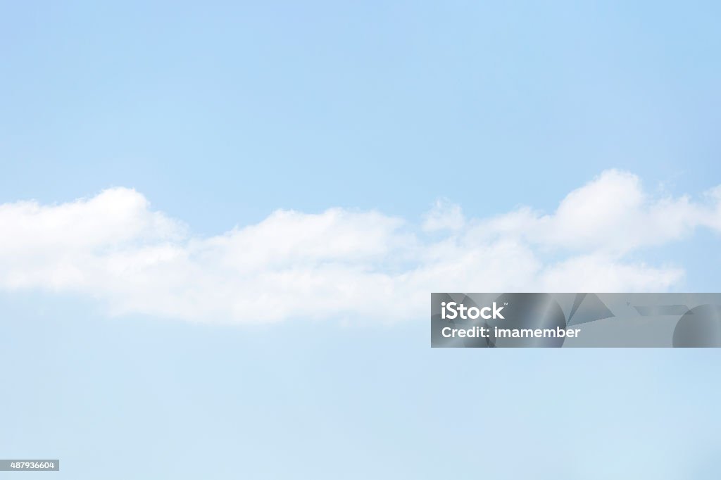 Beautiful blue sky with soft white clouds, background, copy space Beautiful blue sky with soft white clouds, nature background, full frame horizontal composition with copy space 2015 Stock Photo