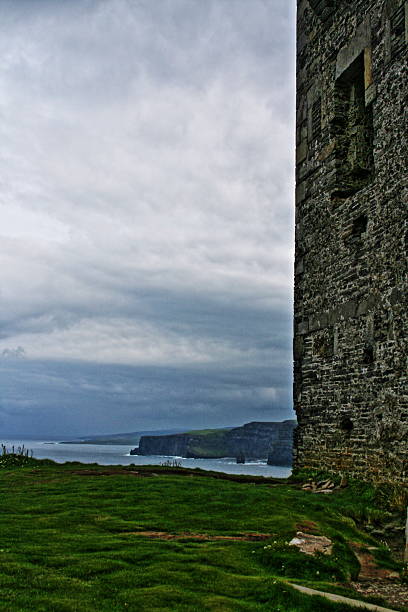 istock Moher Tower along the Cliffs of Moher overlooking the Atlantic 487937916