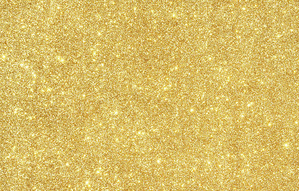 Golden glitter texture background stock photo