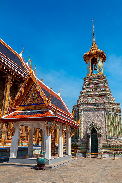 istock Belfry at Wat Pharkaew in Bangkok, Thailand 487940714