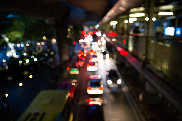 istock defocus street lights bokeh background. 487942538