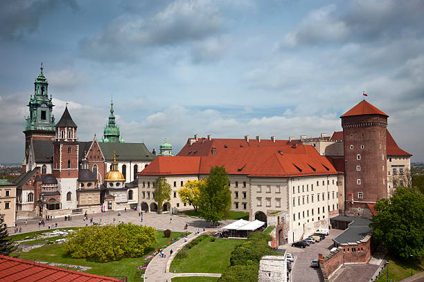 istock Krakow Wawel roof view 487943672
