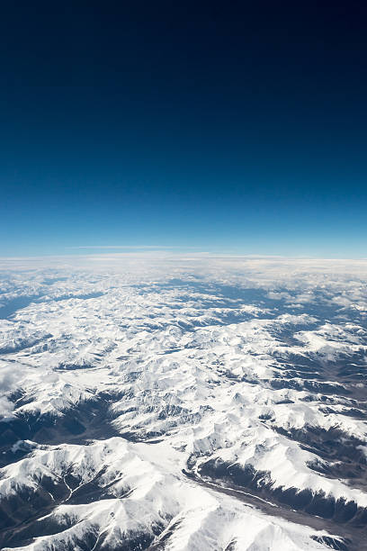 istock Aerial View of Himalaya mountains 487944954