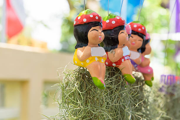 istock Doll pots for planting ivy. 487946388
