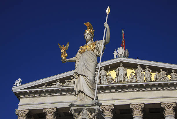 istock Statue of Pallas Athena, Vienna, Austria 487947874