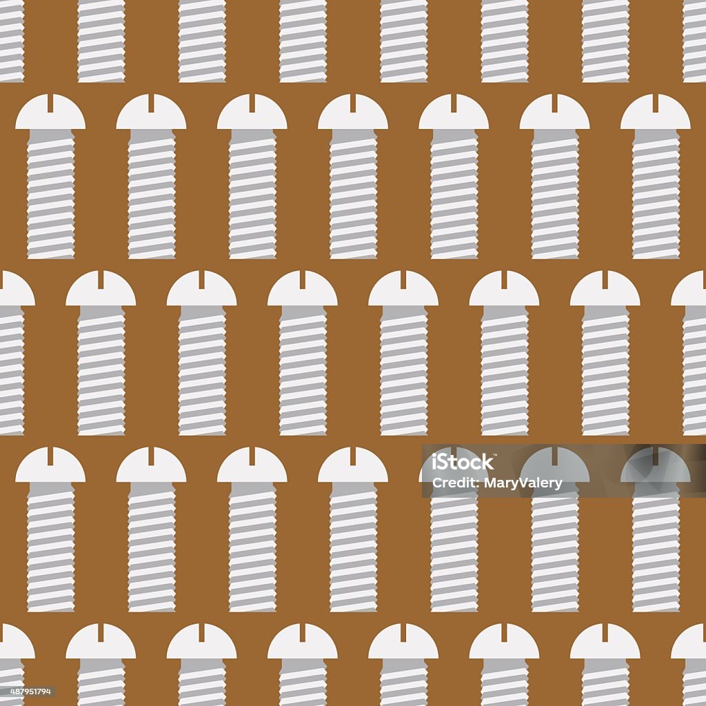 Fastenre Patterns Bolts Seamless Pattern Iron Fasteners Vector Background Metal Stock ...