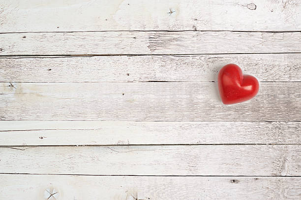 istock red heart on a wooden background for lovers 487961651