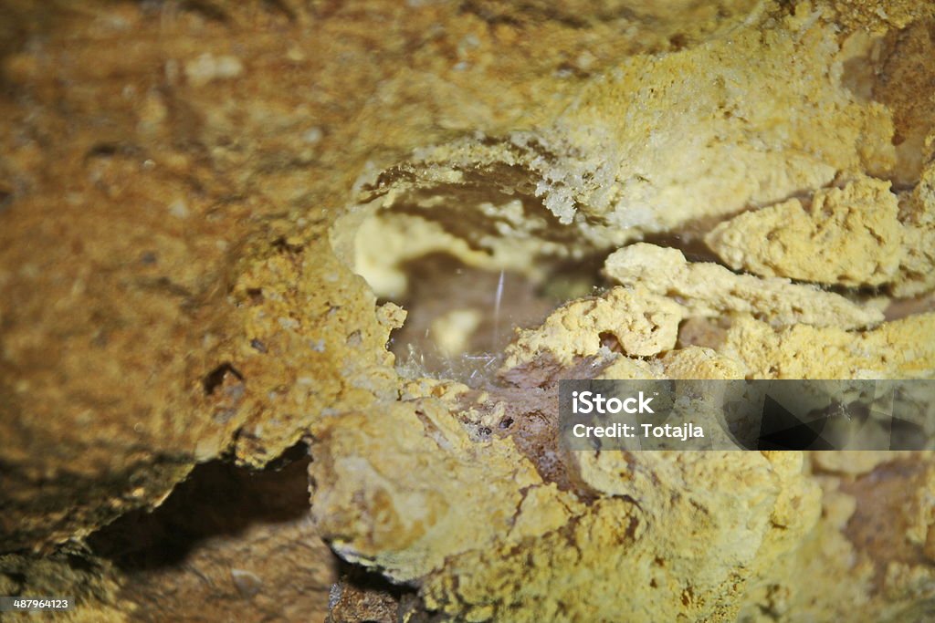 Cave crystals Cave crystals in one of the Nullarbor caves, Western Australia Australia Stock Photo