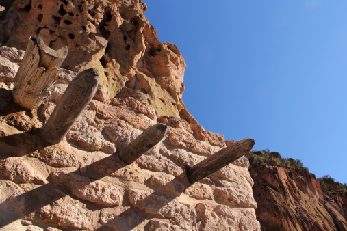 Ancient Pueblo, Bandelier National Monument, New Mexico