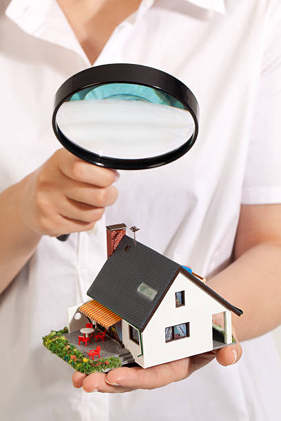 Home inspection concept stock photo