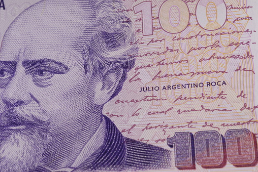 Banknotes of 100 Argentine Pesos