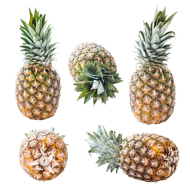 Pineapples stock photo