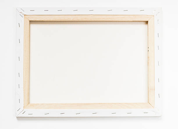 canvas frame stock photo
