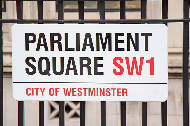 istock Street sign in London 487975204