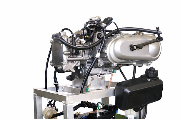 istock Test of bike engine 487975286