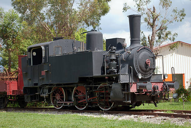 istock Old locomotive of the 40s 487975392