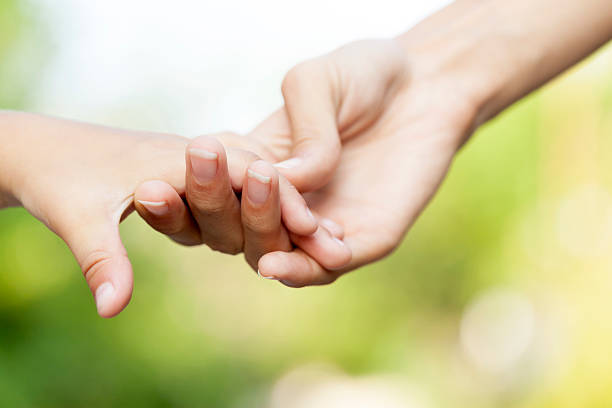 istock Mother and daughter walking 487977084