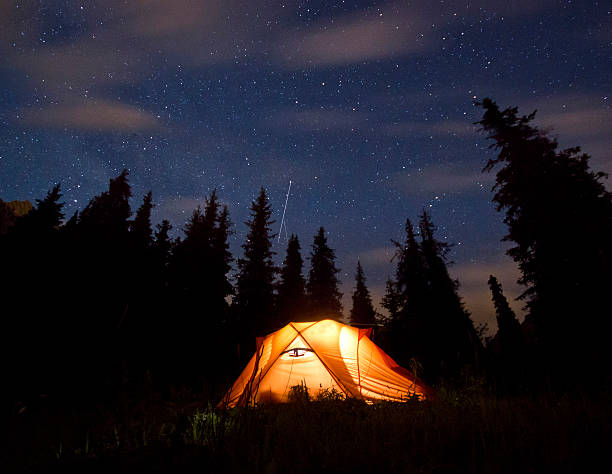 istock stars above the mountains with tent highlighted 487978096