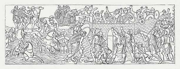 ローマの兵士で dacian 戦争 1878 年に発表された - military fort点のイラスト素材／クリップアート素材／マンガ素材／アイコン素材