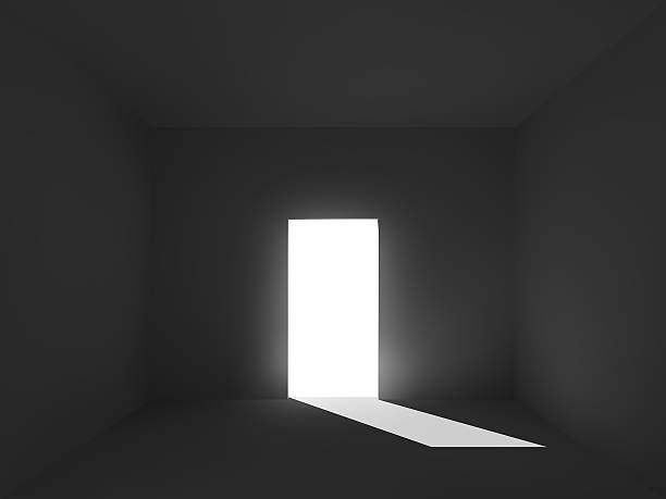 istock light and shadow in the room , 3d interior 487997099