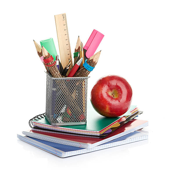 istock pencil box with school equipment 487997477