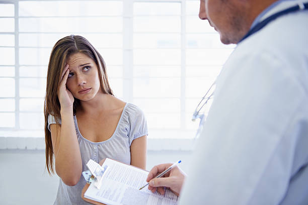 istock So, how long have you been having these headaches? 487998593