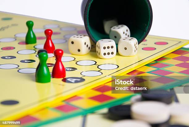 Game Collection Stock Photo - Download Image Now - Black Color, Casino, Chalkboard - Visual Aid