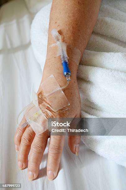 Patients Hand Stock Photo - Download Image Now - Accidents and Disasters, Adult, Bed - Furniture