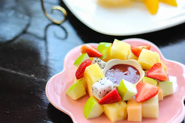 Dessert,mixfruit,mango,Strawberry,Lesson,Apple