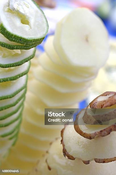 Die Cuts Of Zucchini Stockfoto und mehr Bilder von Abnehmen - Abnehmen, Akkordeon - Instrument, Ballaststoff