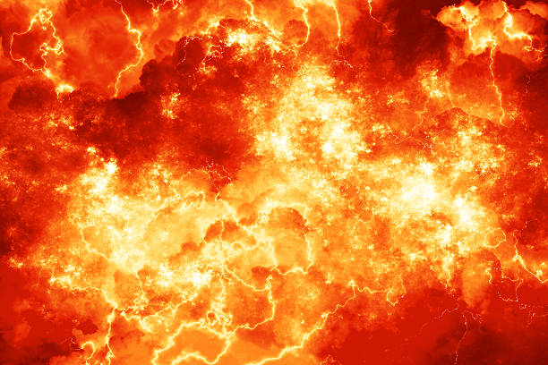 istock Abstract background with bokeh lights and stars 488006896