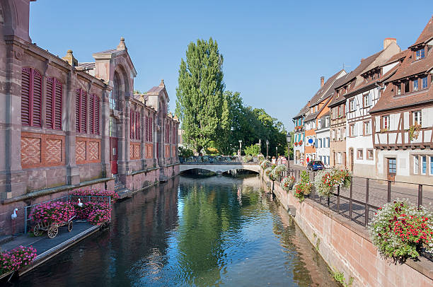 little Venice in Colmar part of the old town in Colmar, Alsace, France, named little Venice little venice london stock pictures, royalty-free photos & images