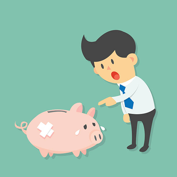 Crying Bank Crying Piggy Bank Illustrations, Royalty-Free Vector Graphics & Clip ...