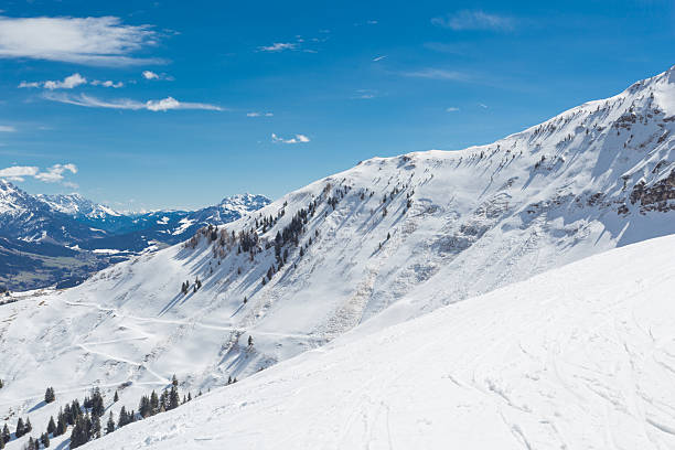 Austrian Alps near Kitzbuehel in winter