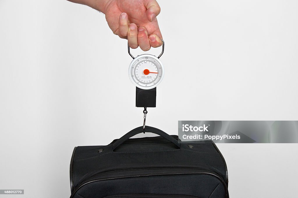 Hand Scale For Measuring Luggage Weight Stock Photo - Download