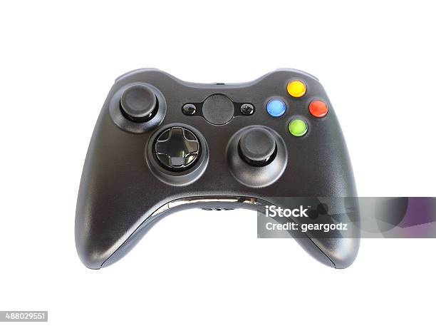 Video Game Controller Stock Photo - Download Image Now - Control, White Background, Leisure Games