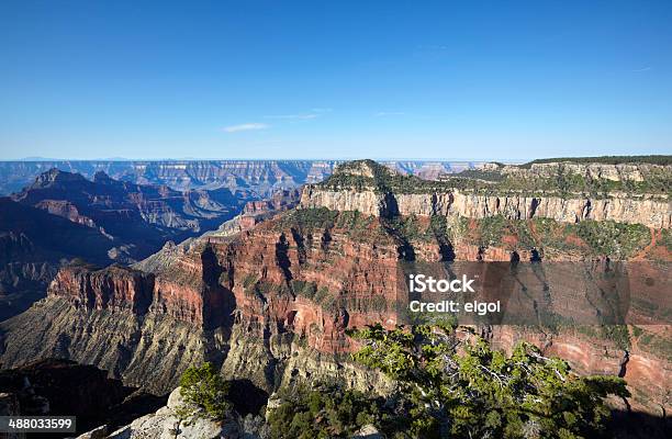 Marke Canyon North Rim Bright Angel Point Stockfoto und mehr Bilder von Am Rand - Am Rand, Amerikanische Kontinente und Regionen, Arizona